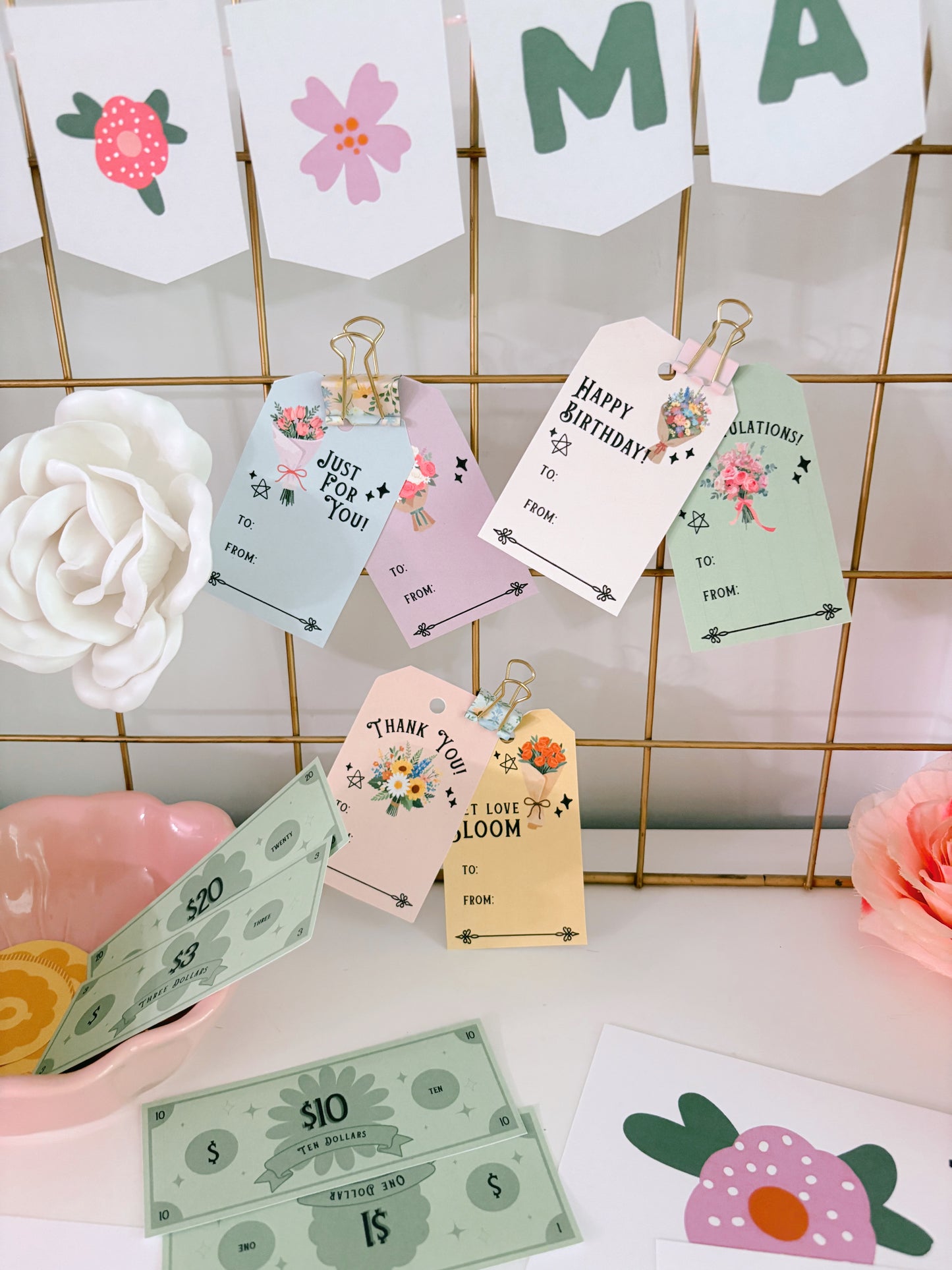 Flower Market Pretend Play Collection | Printable Play
