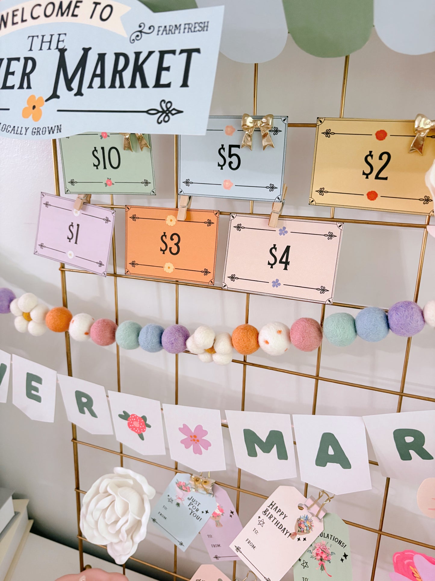 Flower Market Pretend Play Collection | Printable Play