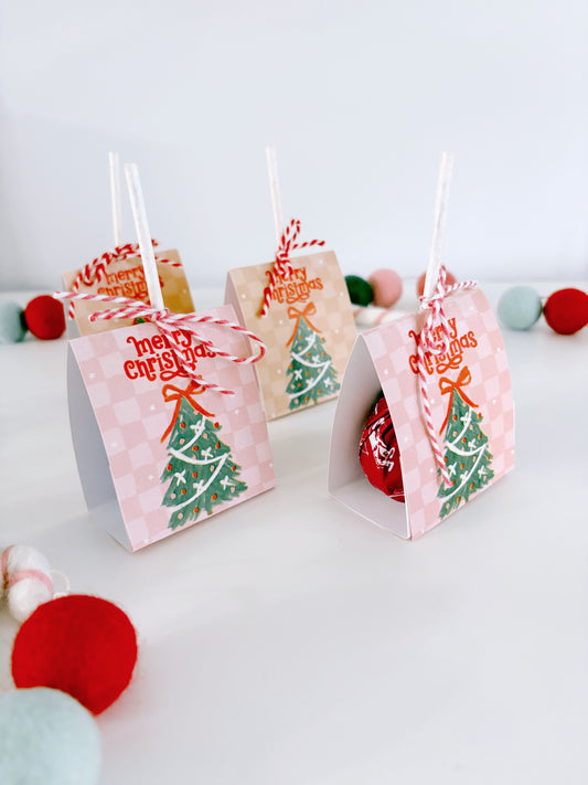 Standing Tree Treat Holders| Printable gift holder