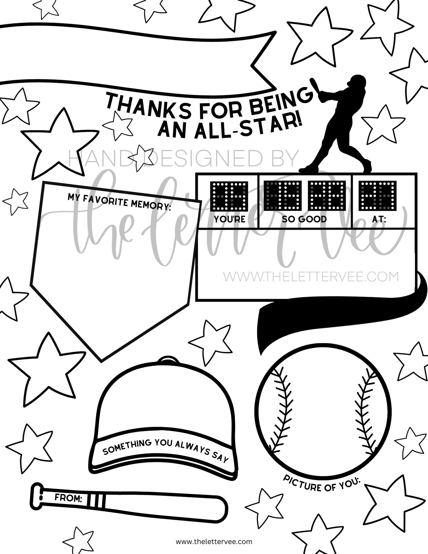 All Star Dad | Father’s Day Printable