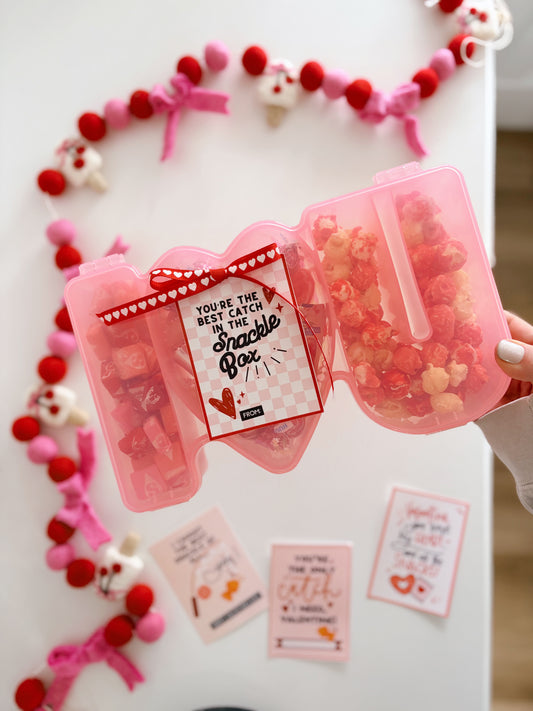 Snackle Box Valentine tags | printable tags