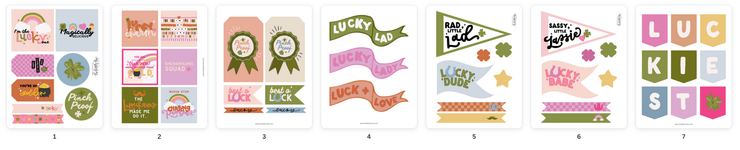 St. Patrick's Day tags and flags | 2024 Collection