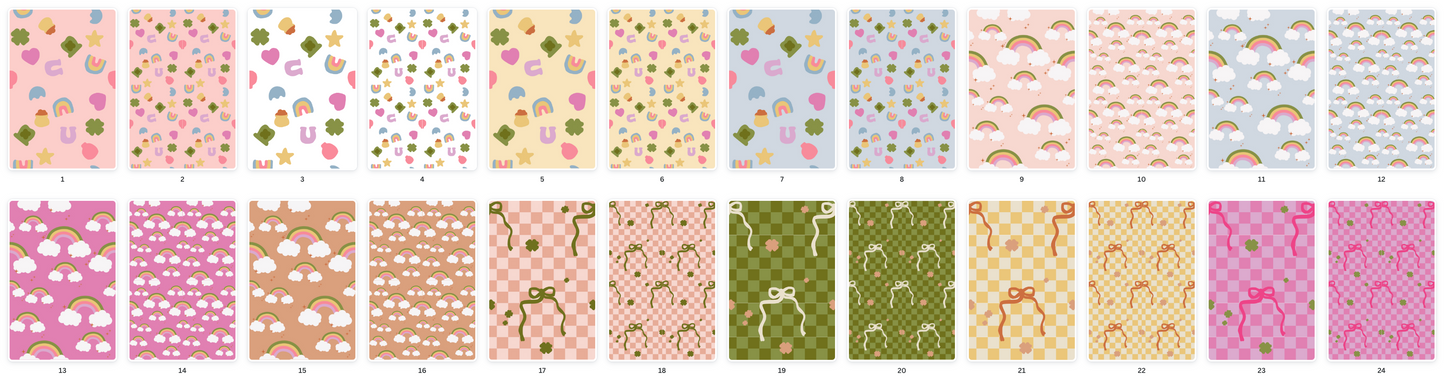 St. Patrick's Day patterns | Repeatable patterns