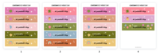 St. Patrick's Day Countdown | Printable Activity