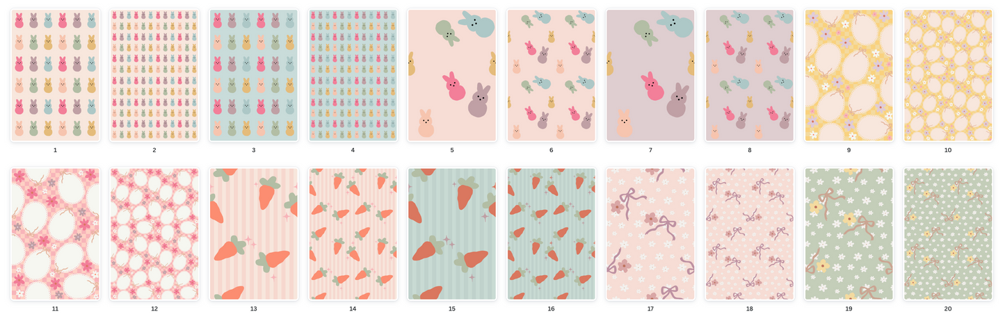 Easter 2024 patterns | Repeatable patterns