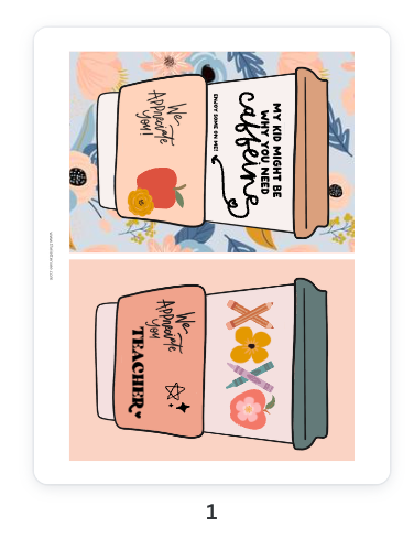 Teacher Appreciation Gift Card holders | 2024 Collection