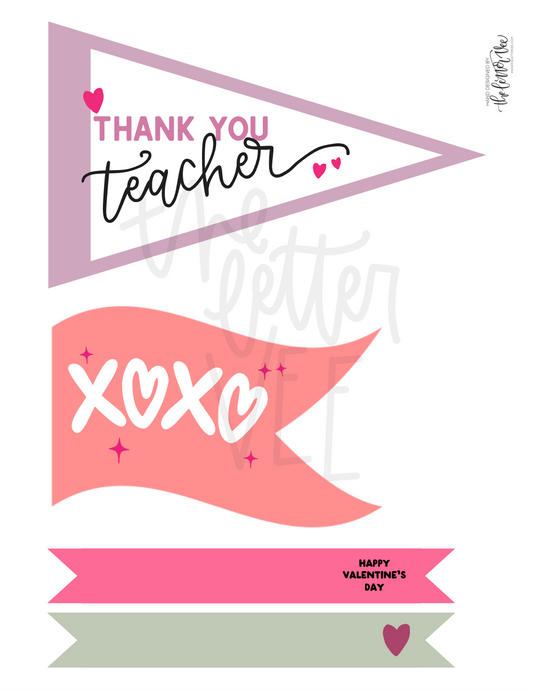 Teacher Valentine bundle | Printable Valentines