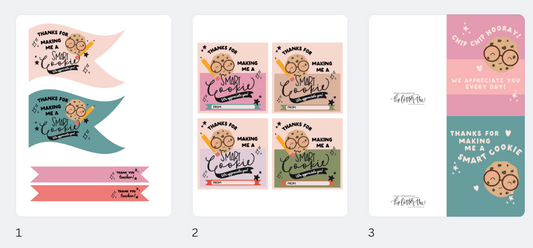 Smart Cookie Teacher Appreciation | Tags and Flags