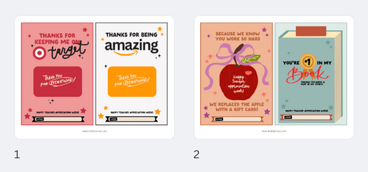 Teacher Appreciation Gift Card Holders | Gift Card Holder
