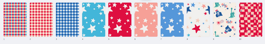 Stars & Stripes Seamless Pattern Bundle | 4th of July Digital Backgrounds (10-Pack Download)