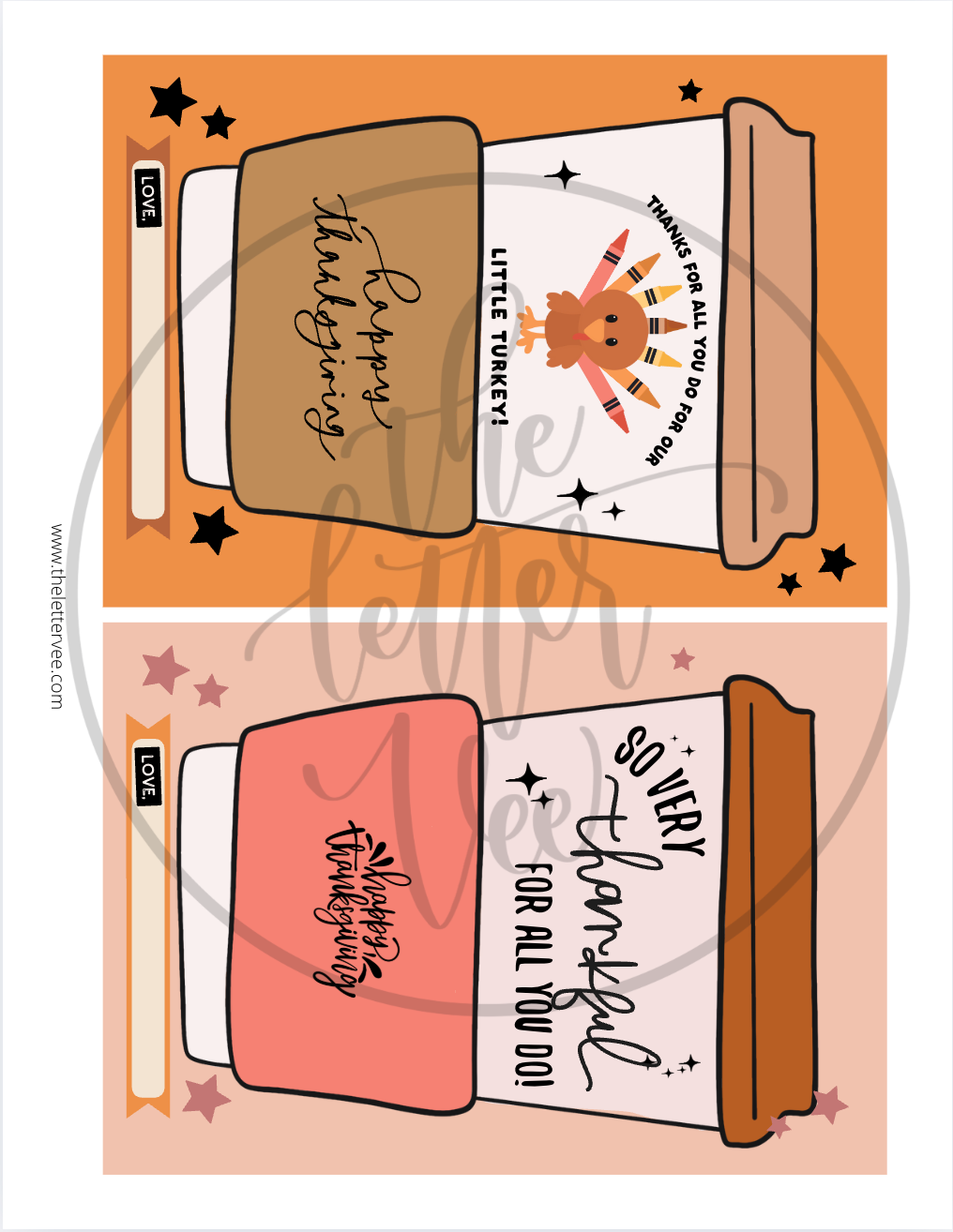 Thanksgiving Gift Card Holder | Printable Gift Card Holder