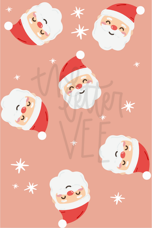 Santa Seamless Patterns 5 colors | Seamless patterns
