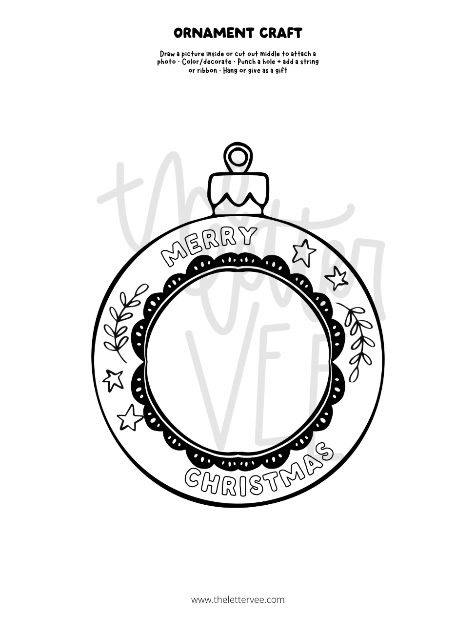 Ornament Craft | Printable Craft Activity