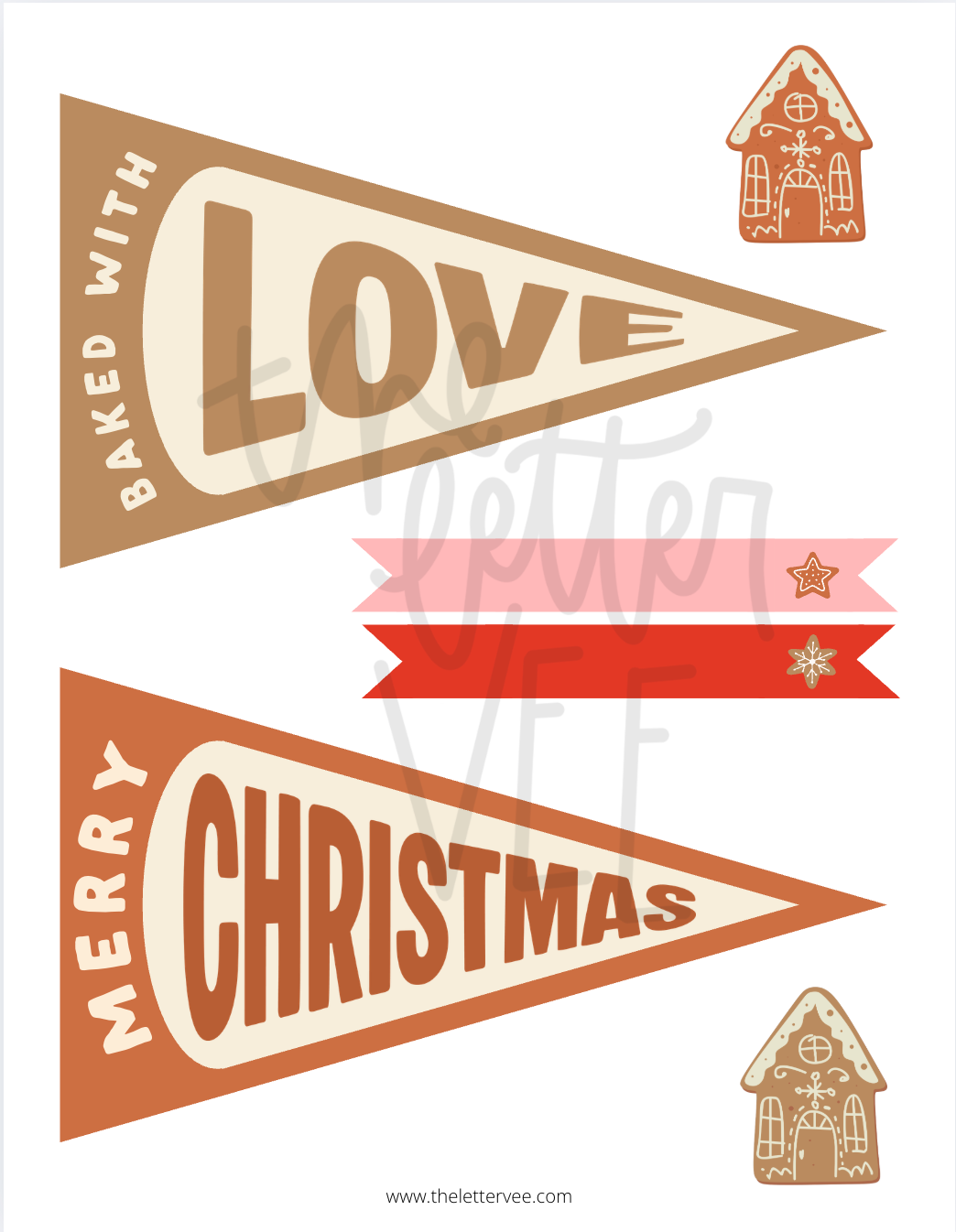 Oh Snap Gingerbread | Tags + Flags