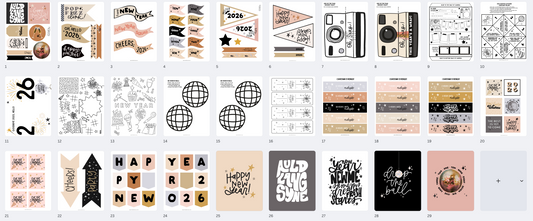New Years 2026 | Printable Bundle