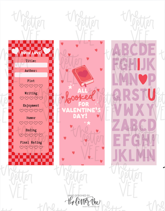 Valentine's Day Bookmarks | printable bookmarks