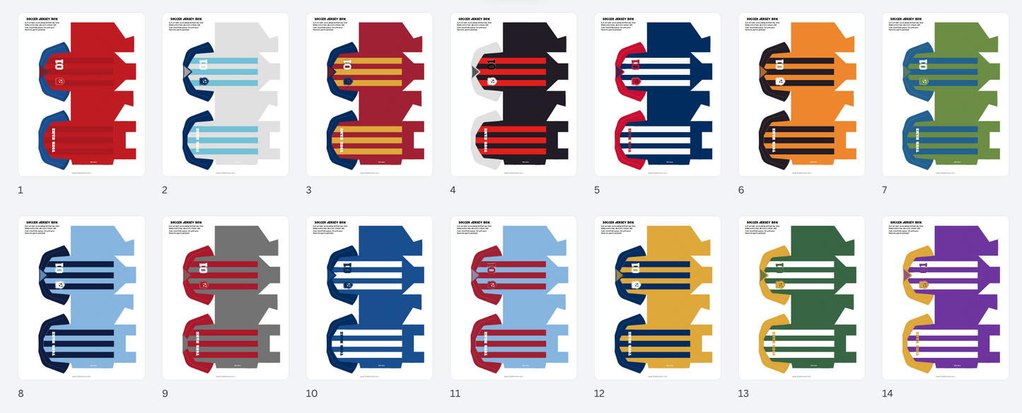Soccer Jersey Boxes | Sports