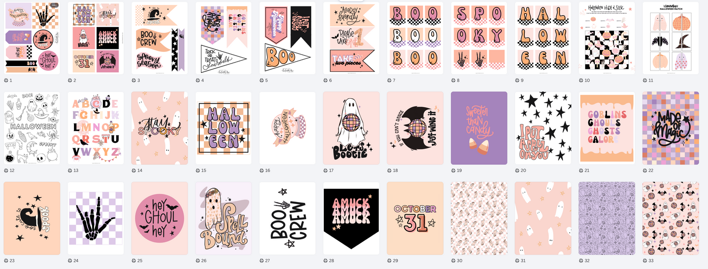 Stay Spooky Retro Halloween | Holiday Bundle