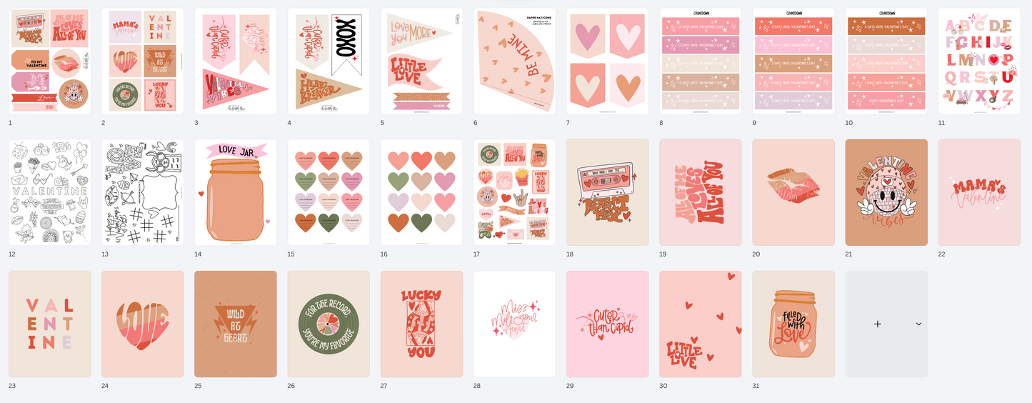 Valentine's Day Vol 3 | Printable Bundle