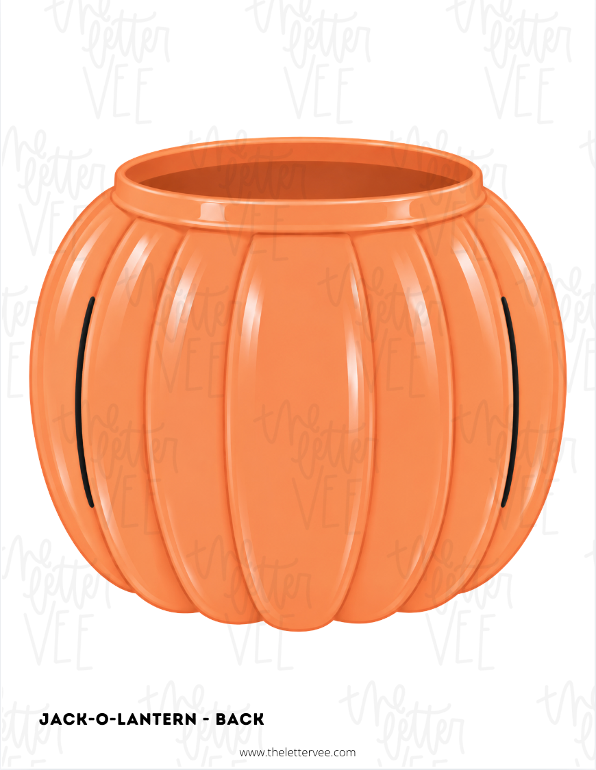Jack-o'-Lantern Treat Basket | Printable Halloween Gift Holder