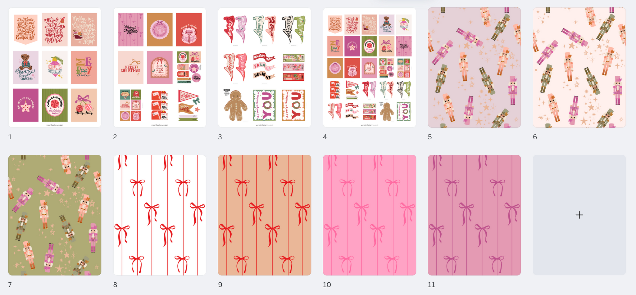 Christmas Doll House 2024 Collection | Printable Play – The Letter Vee