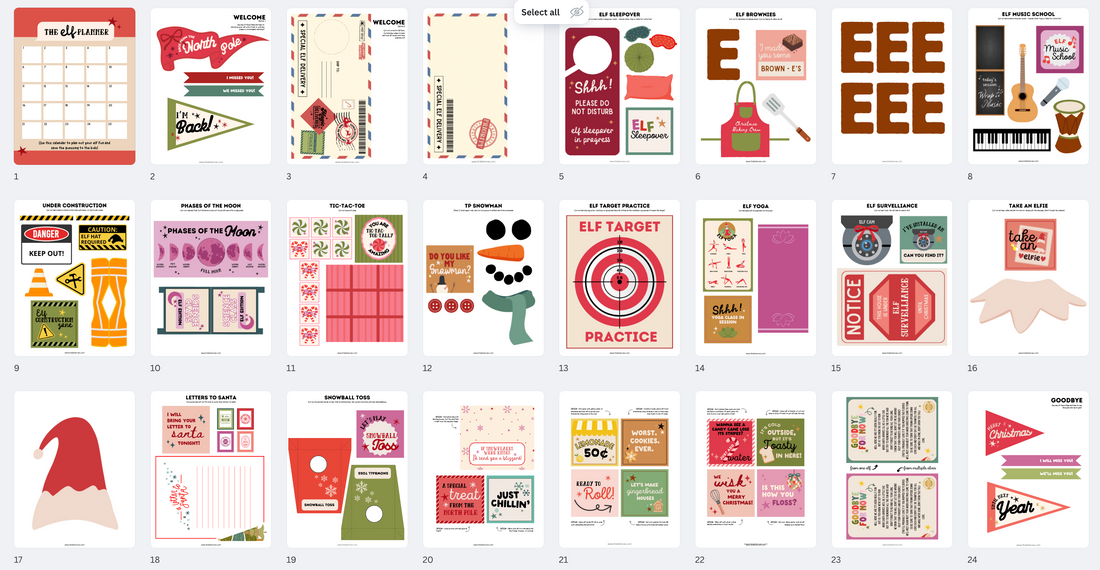 Elf Collection Vol.3 | Holiday Bundle – The Letter Vee
