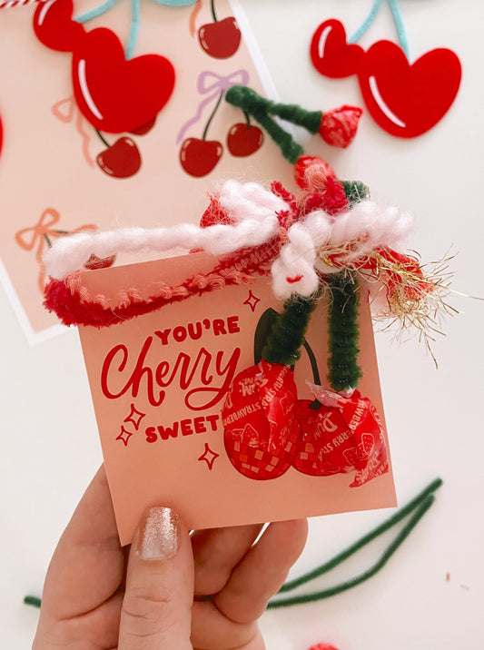 You're Cherry Sweet Valentines | Printable Valentines