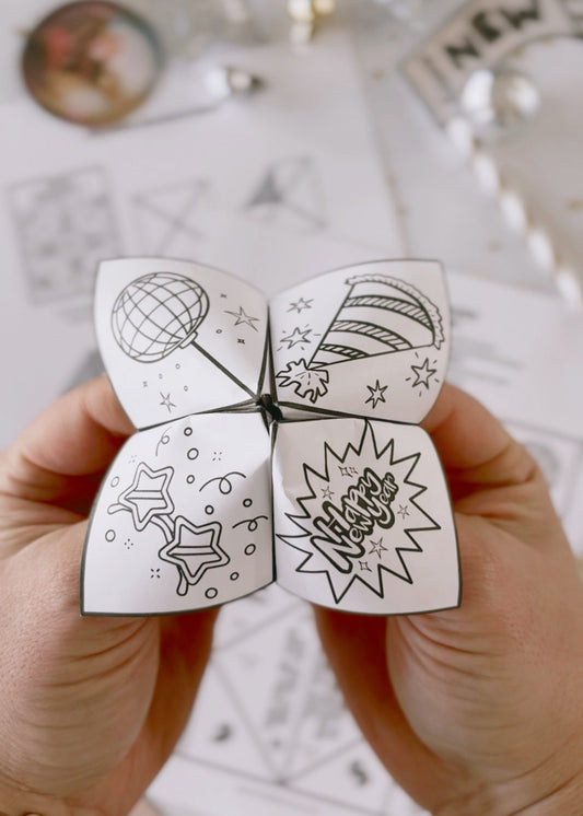 New Year's Cootie Catcher/Fortune Teller | Printable Activity