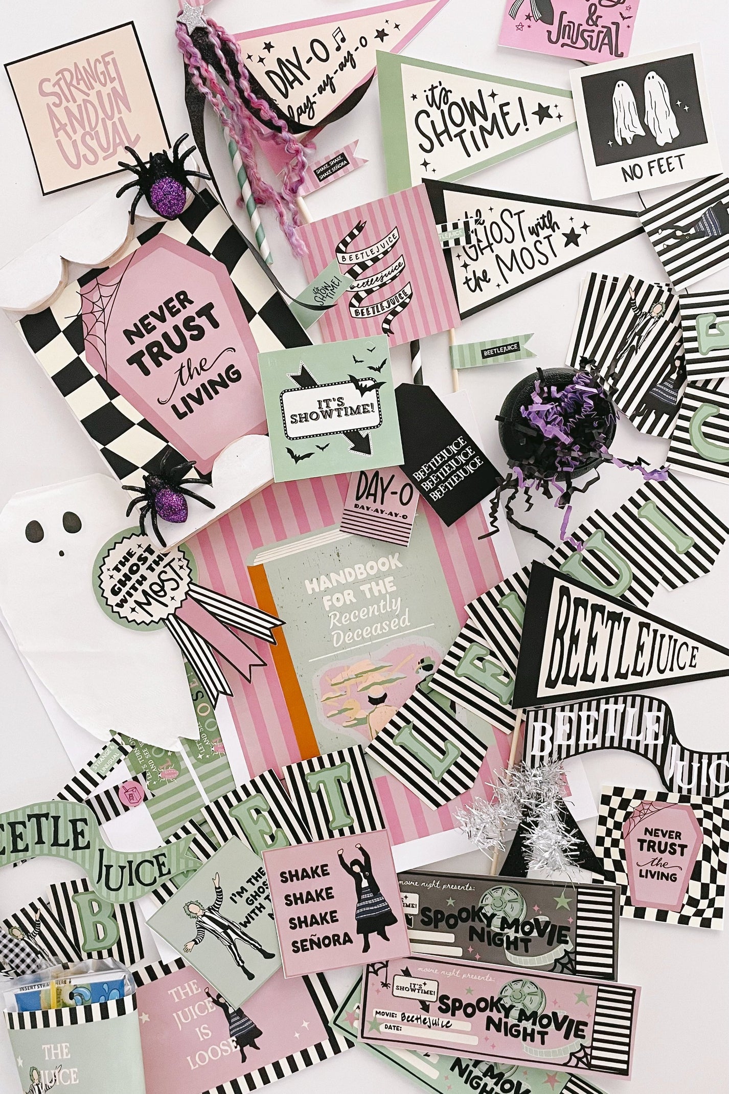 Beetlejuice Collection | Printable bundle – The Letter Vee