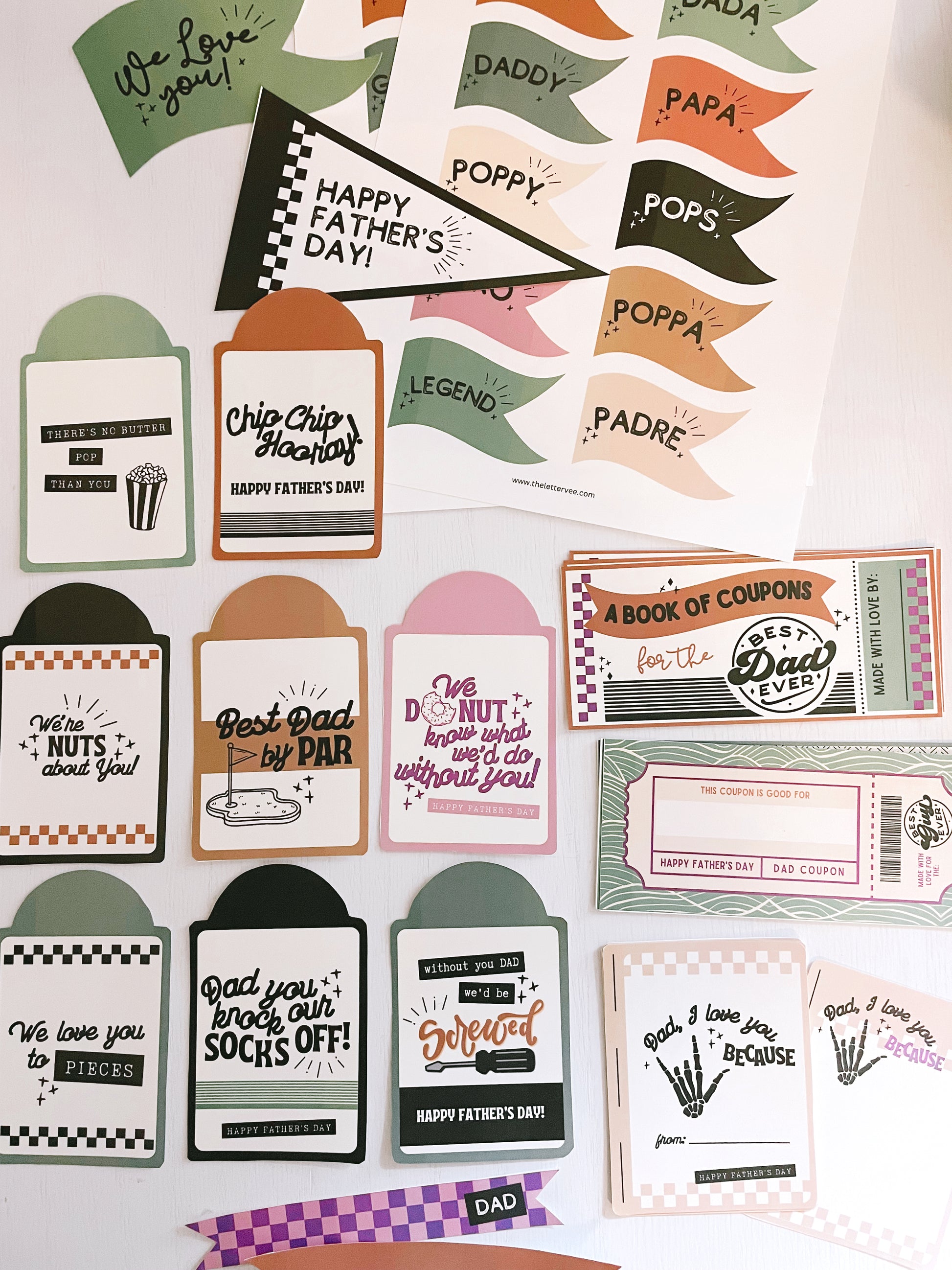 Father's Day Tags and Flags | Printable tags – The Letter Vee father-s-day-tags-and-flags-printable-tags-the-letter-vee