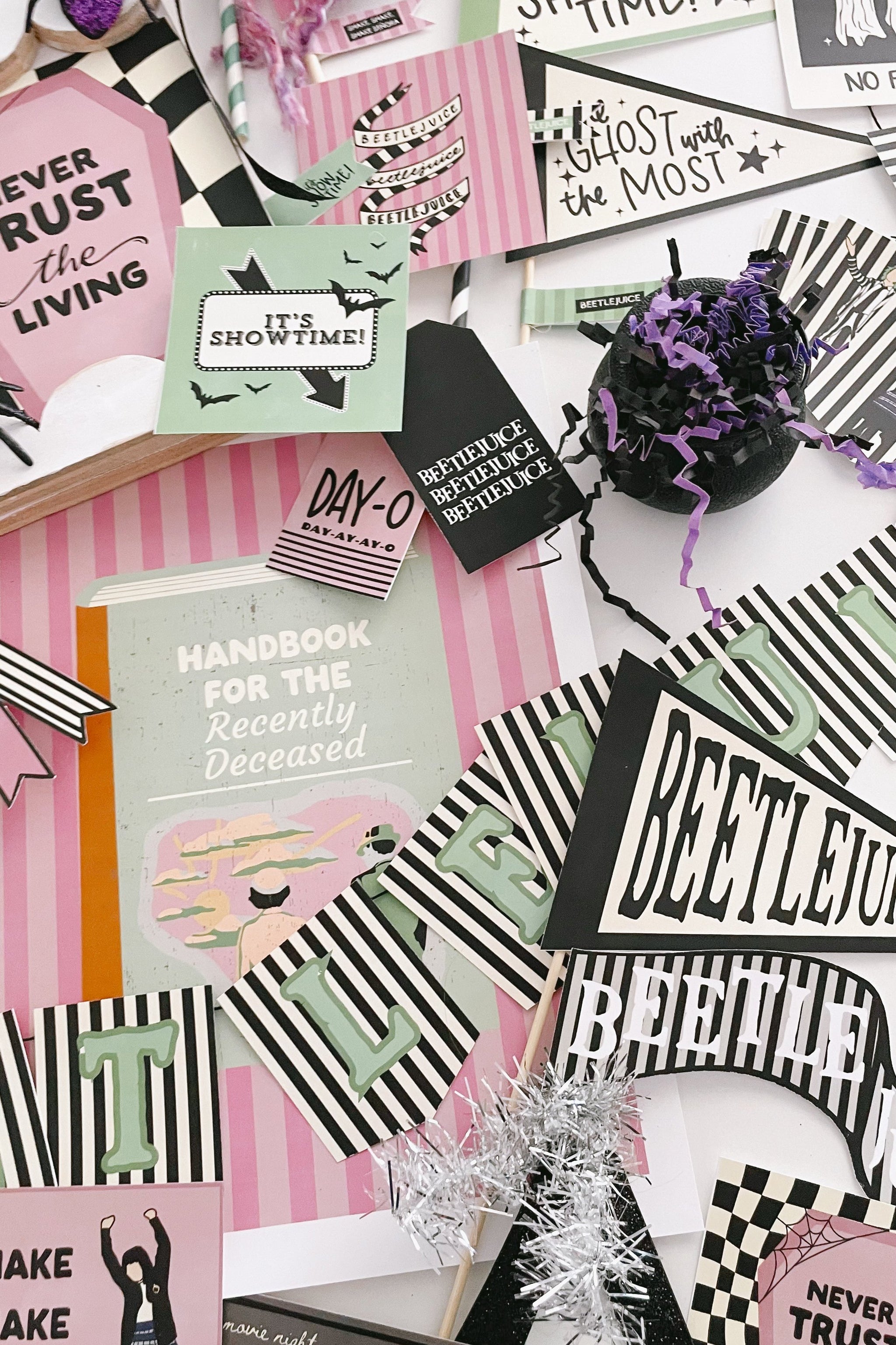 Beetlejuice Collection | Printable bundle – The Letter Vee