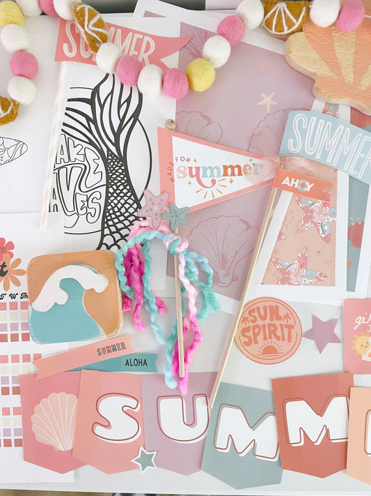 Retro Summer Collection | Printable Bundle