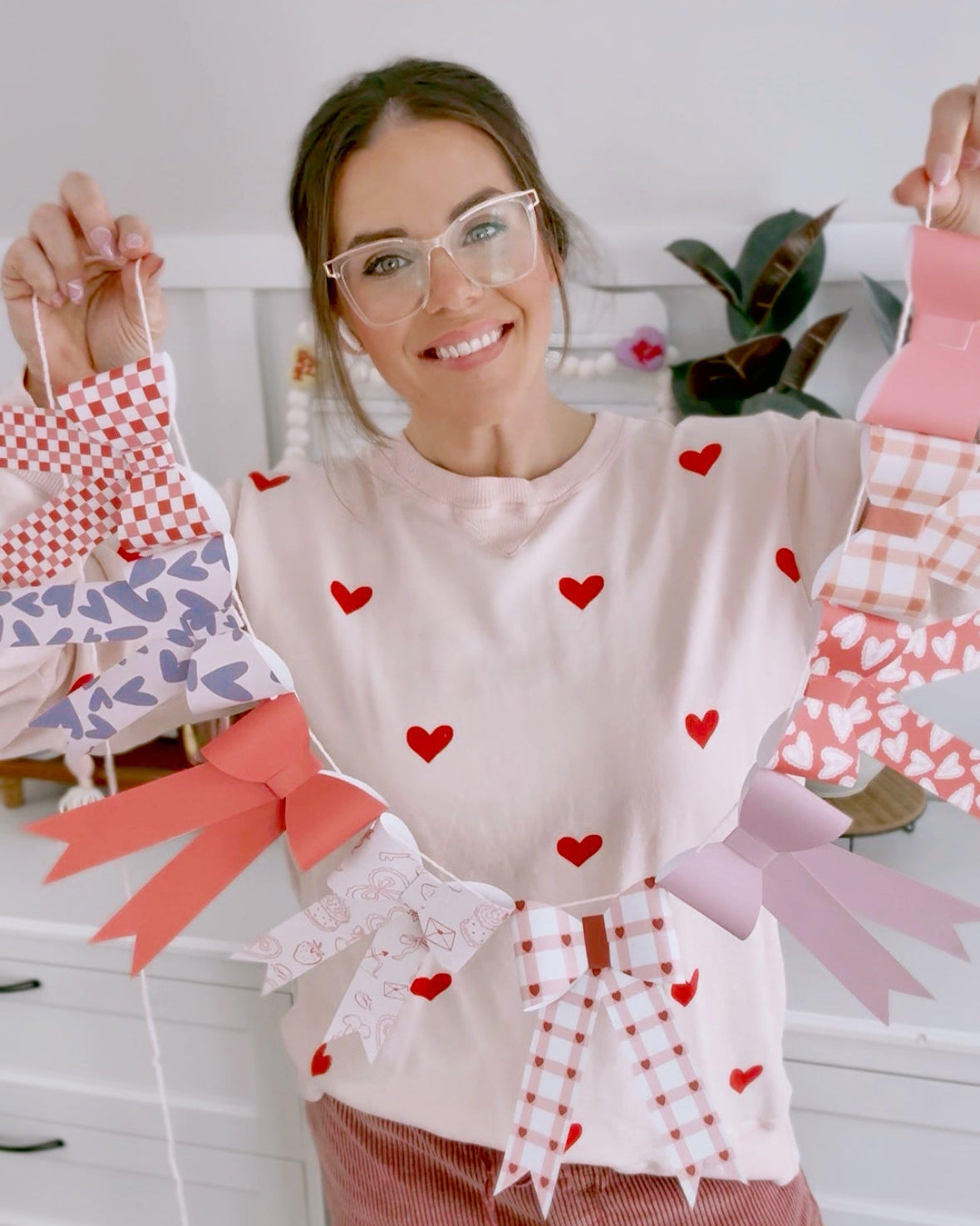 Valentine Paper Bows | Printable Bows