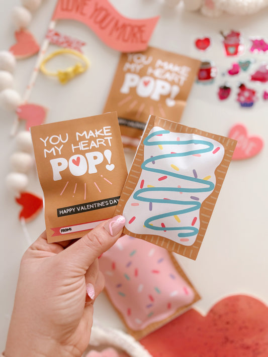 Pop Tart Valentines | Printable Valentines