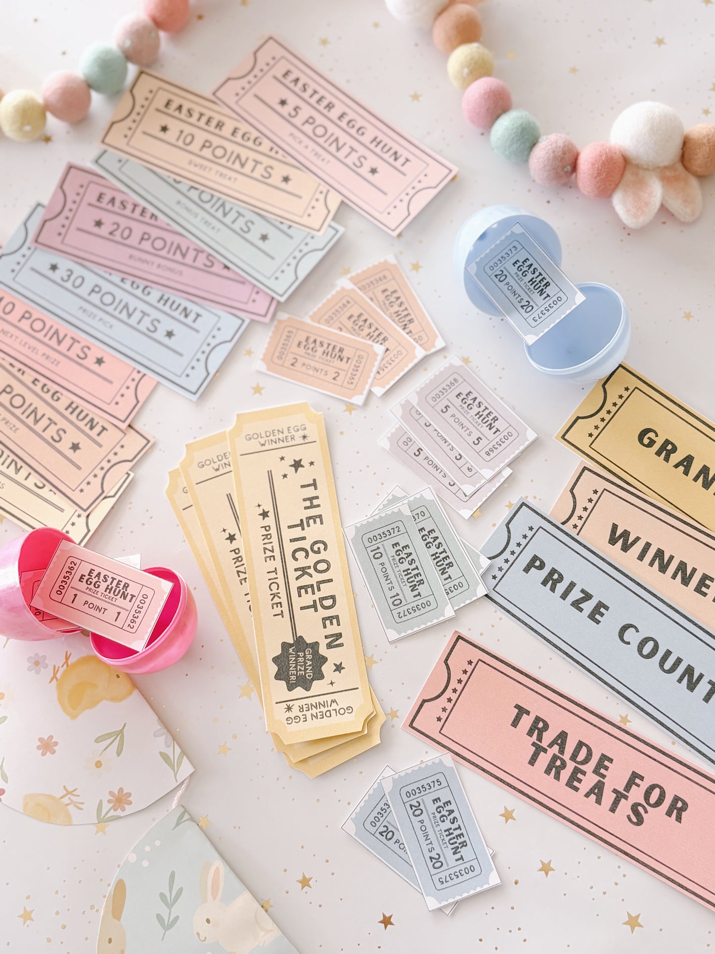 Easter Egg Prize Arcade Game | Printable Activity