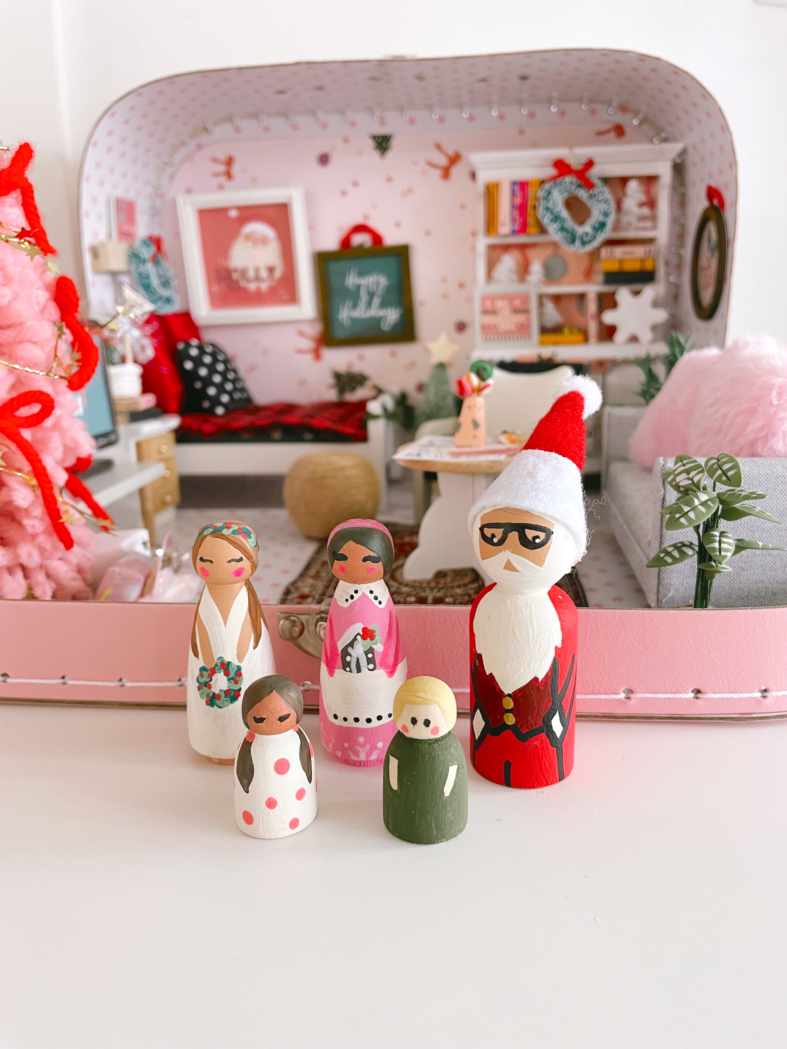 Christmas Doll House 2024 Collection | Printable Play – The Letter Vee