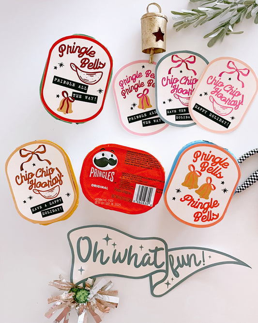 Pringle Bells, Pringle Bells | Printable tags