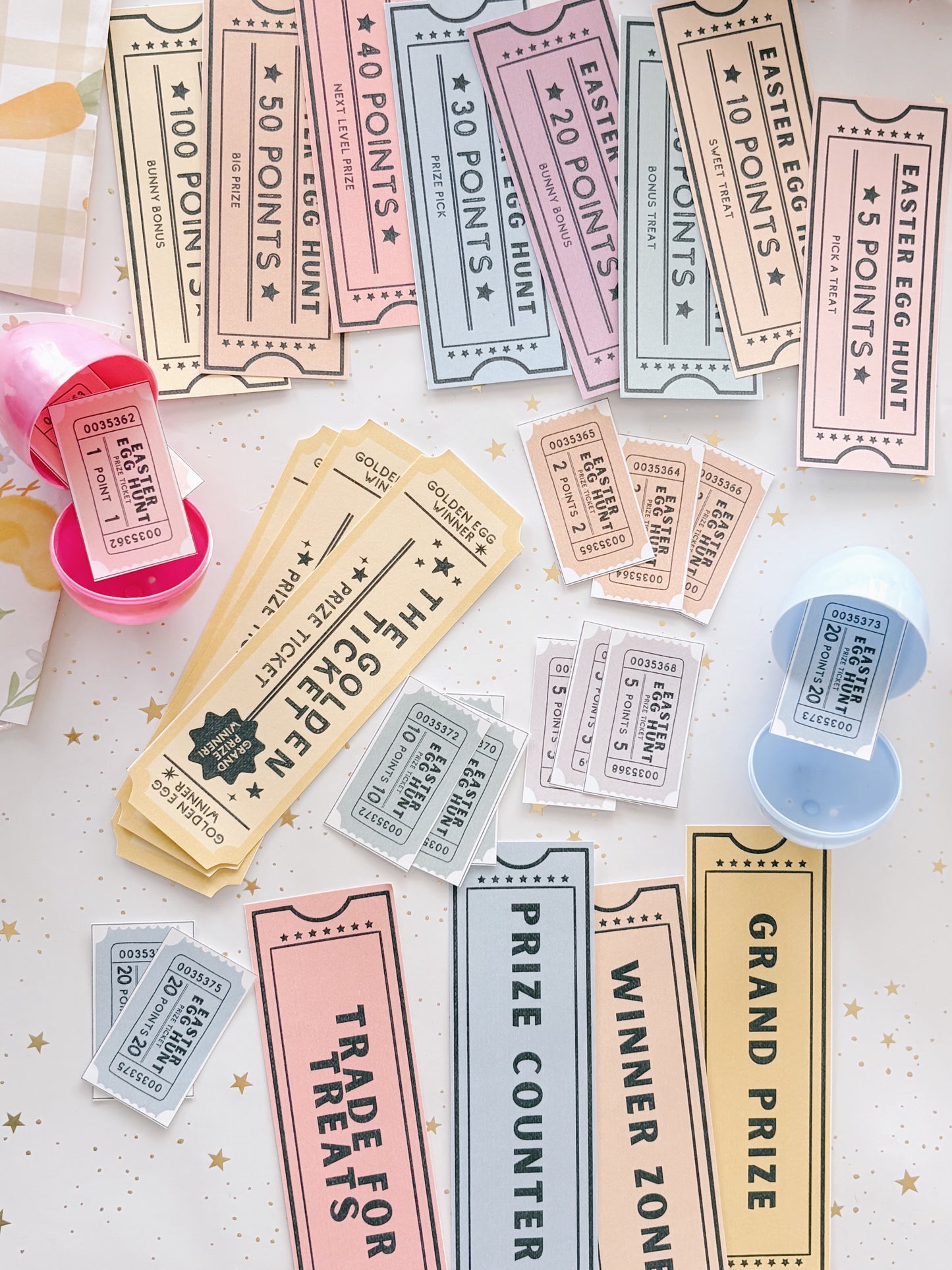 Easter Egg Prize Arcade Game | Printable Activity