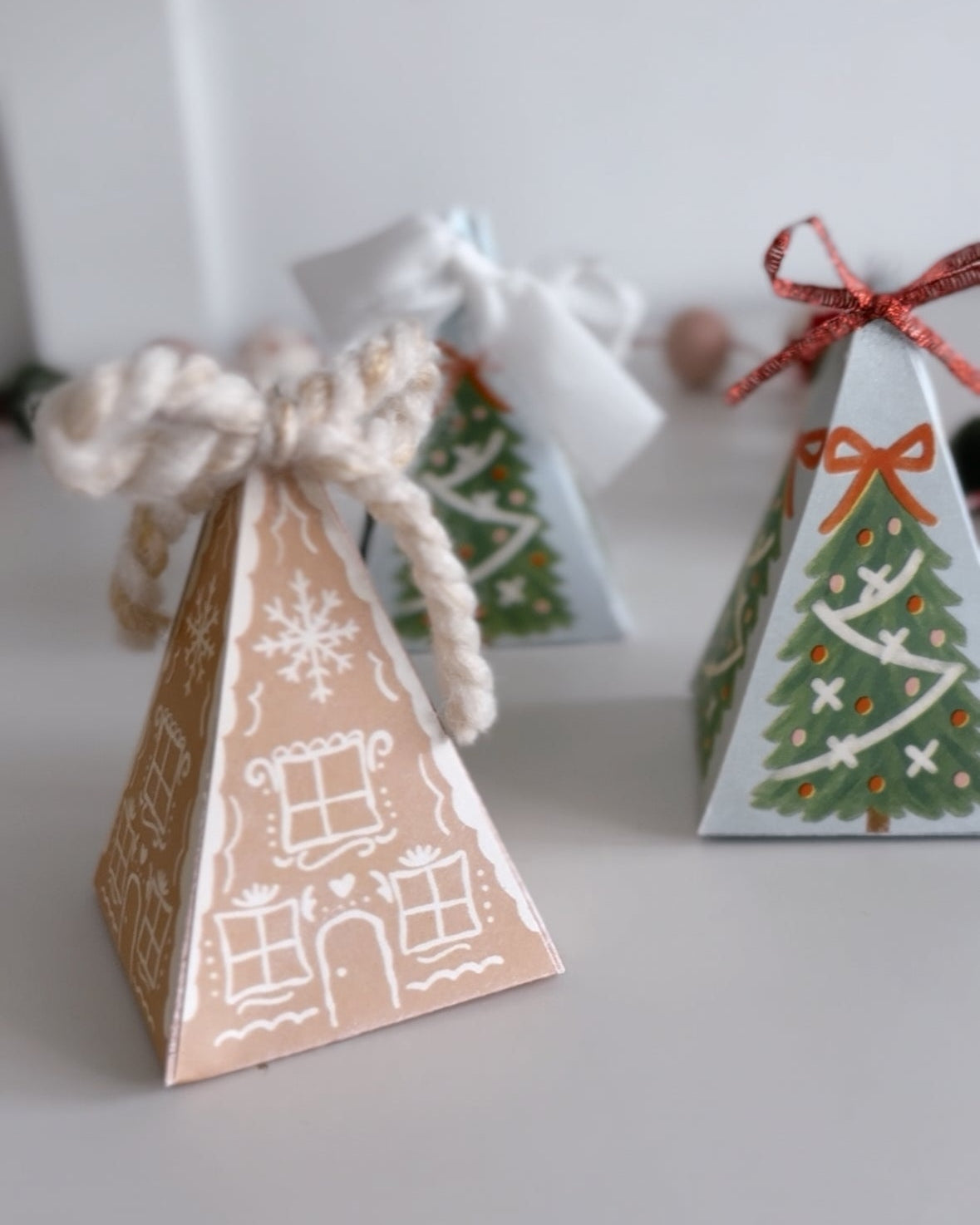 Pyramid Treat Holders | Printable Craft