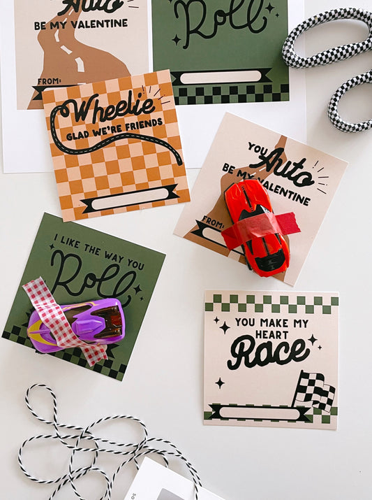 Racing Valentines | Printable Valentines