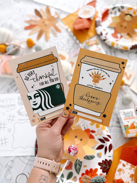 Thanksgiving Gift Card Holder | Printable Gift Card Holder