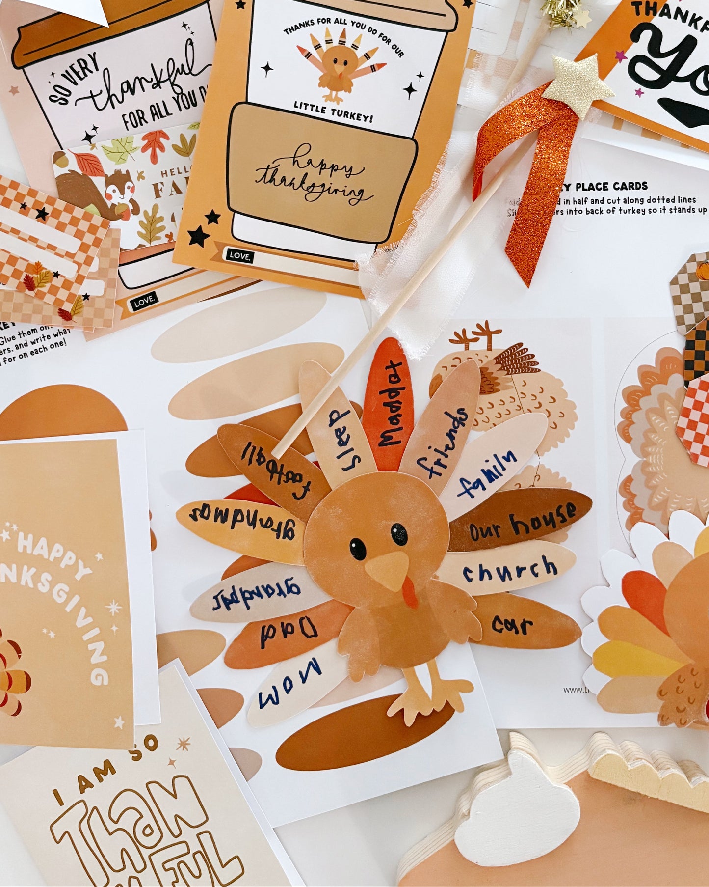 Build-a-Turkey Activity Page | Thanksgiving Activity Page