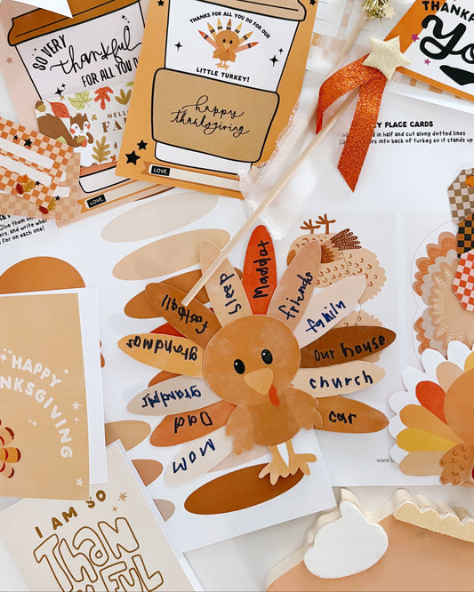 Build-a-Turkey Activity Page | Thanksgiving Activity Page