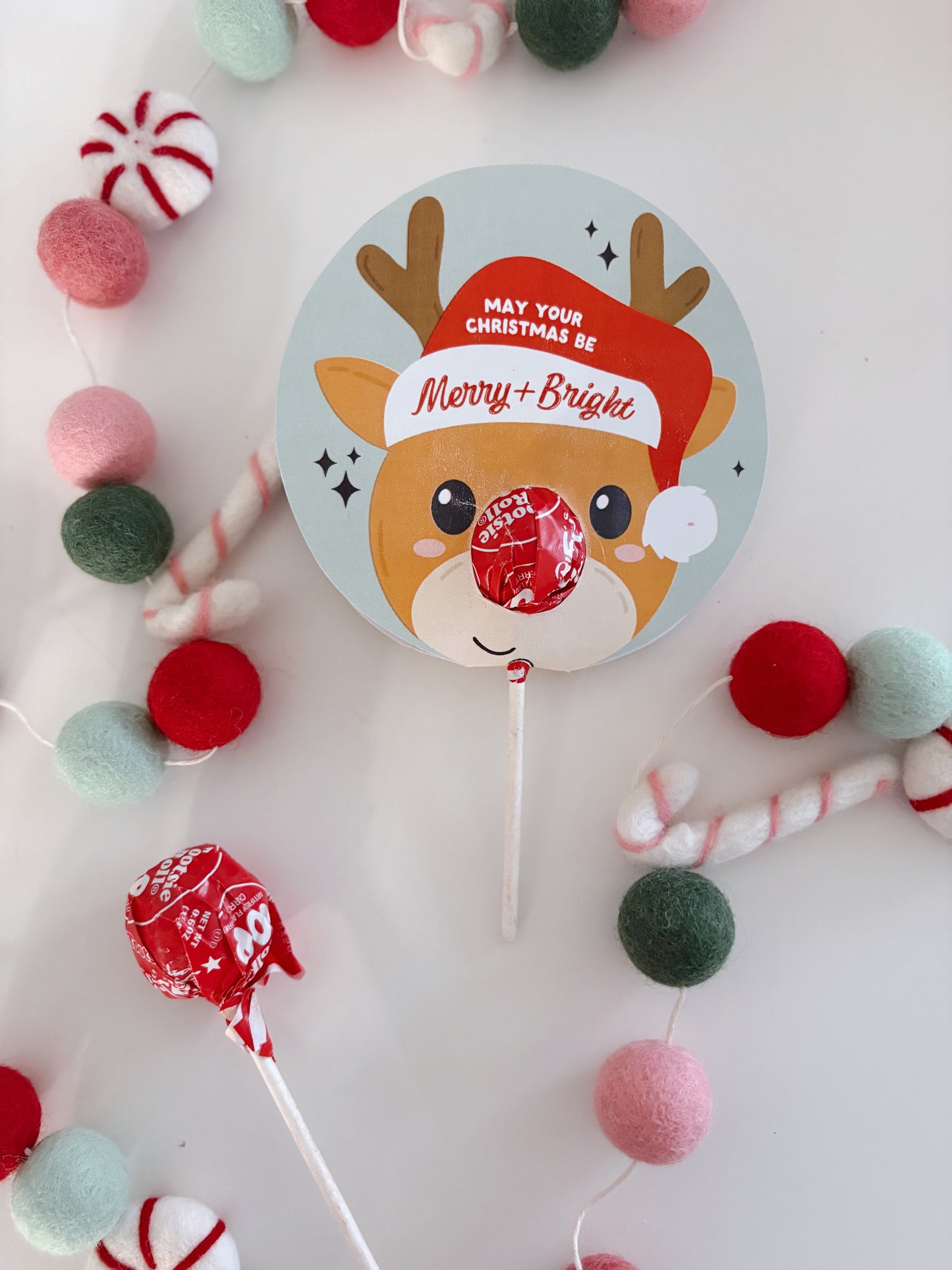 Reindeer Lollipop Holders | Printable Craft