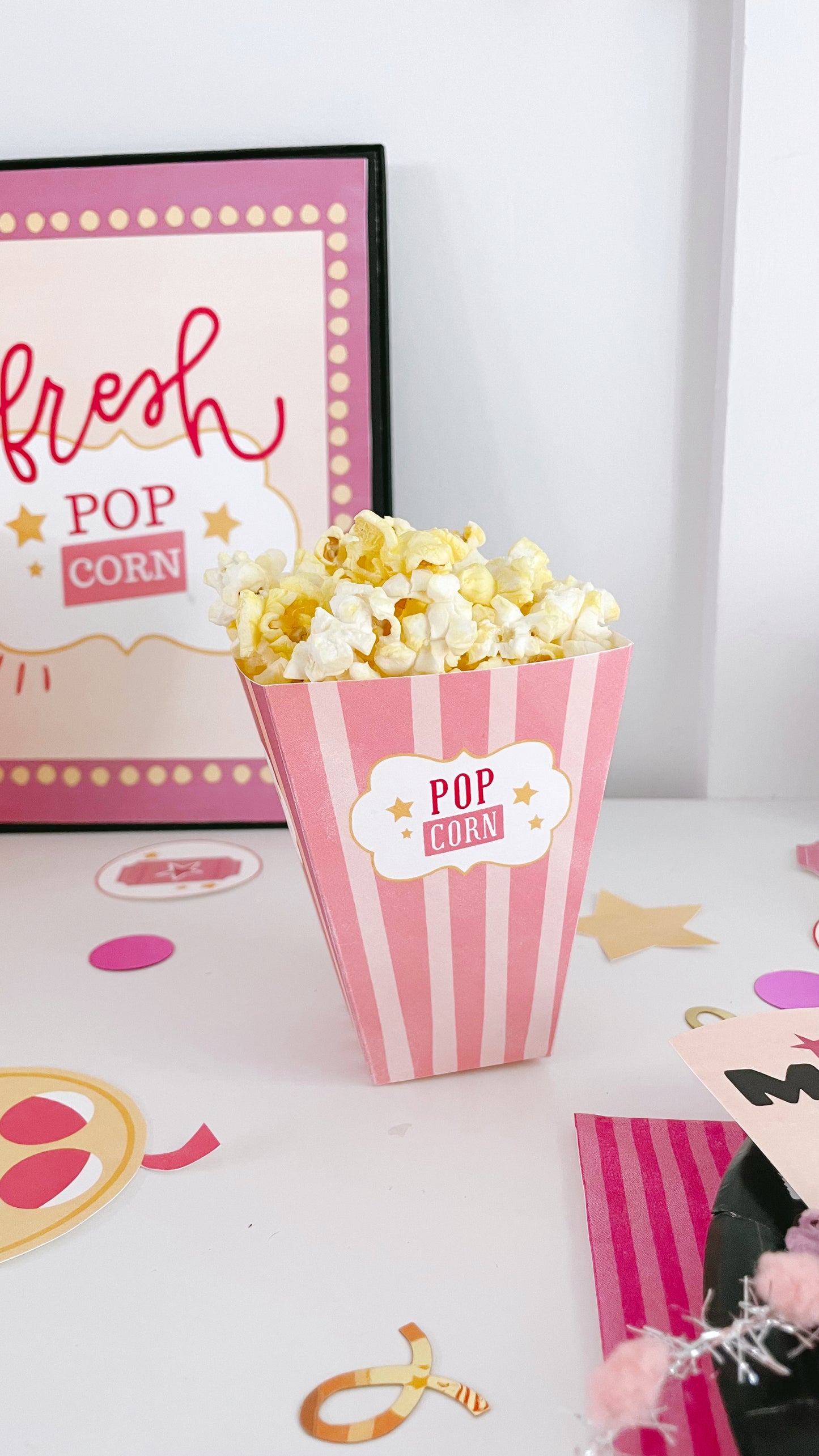 Movie Night PINK Bundle | Printable bundle