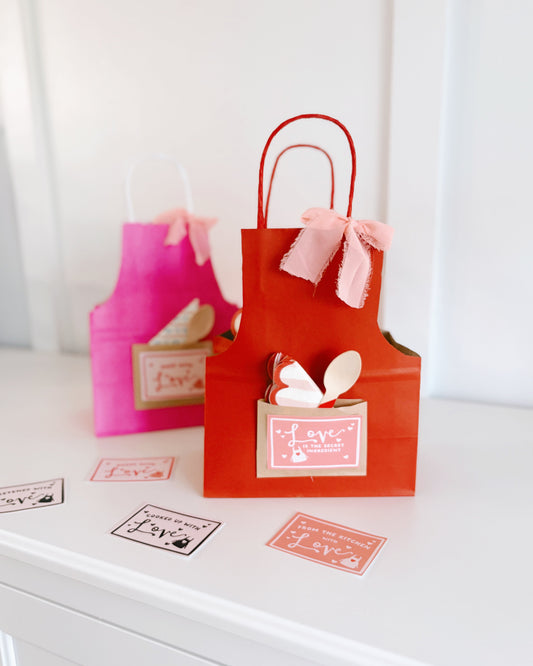 Valentine Baking/Apron Tags | Printable Gift Tags