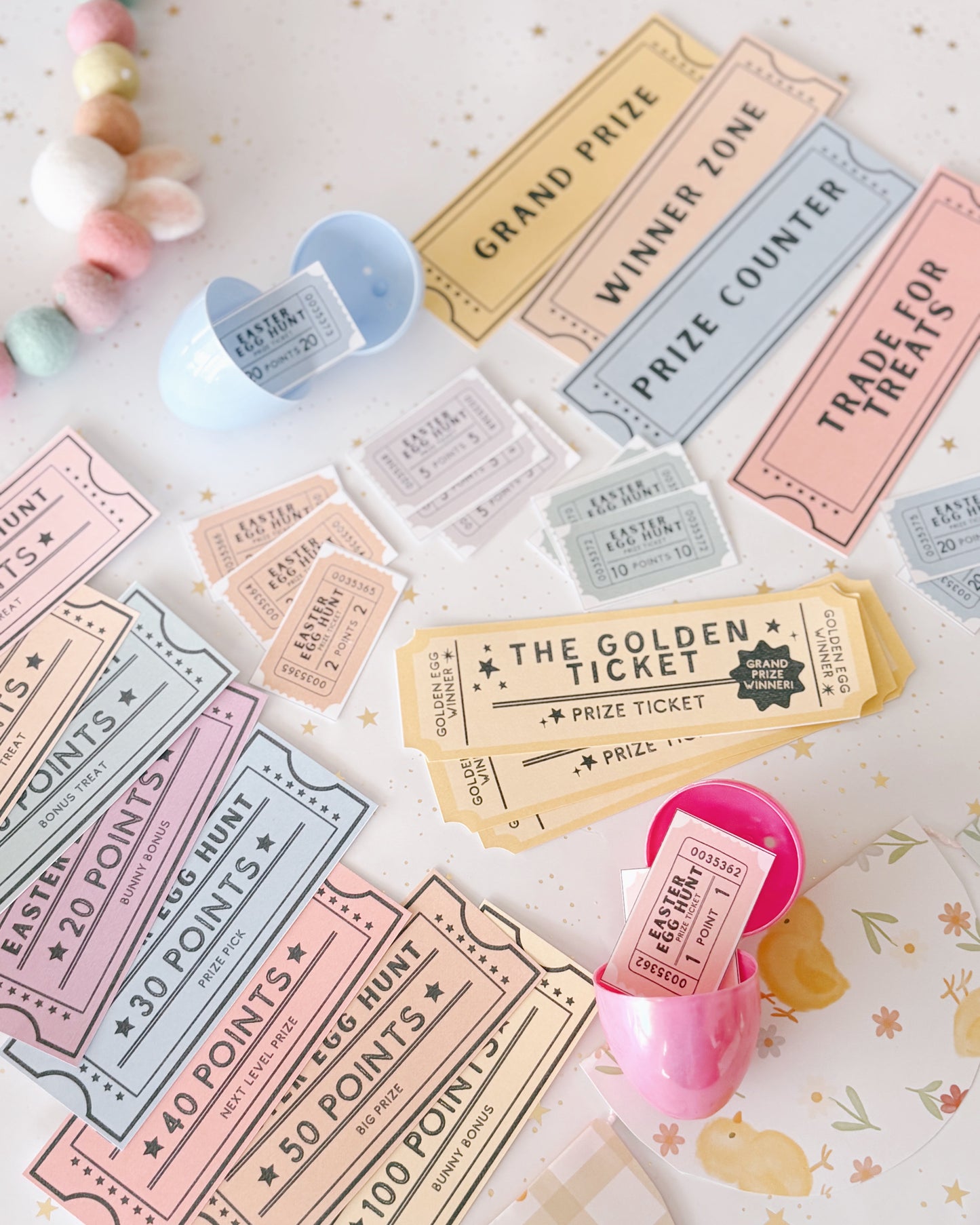 Easter Egg Prize Arcade Game | Printable Activity