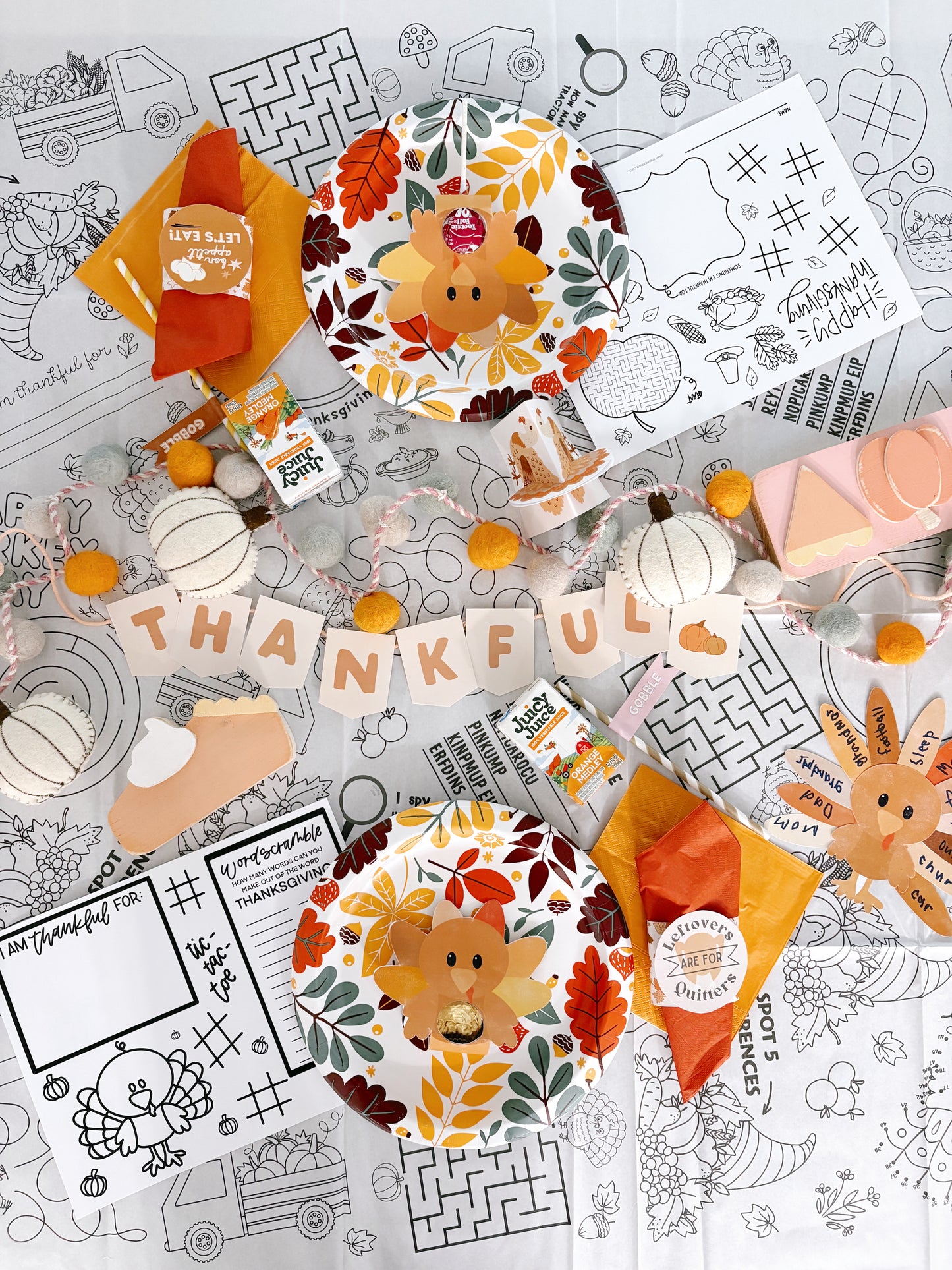 Build-a-Turkey Activity Page | Thanksgiving Activity Page