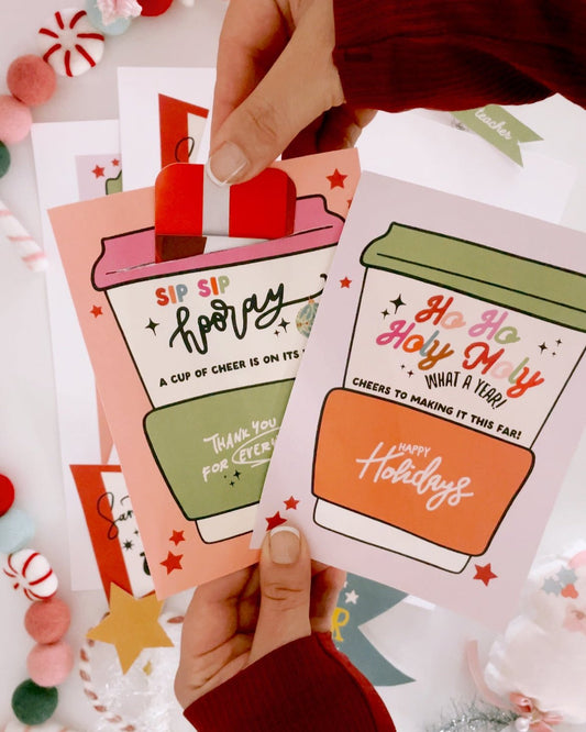 Christmas Gift Card holders | Printable Gift