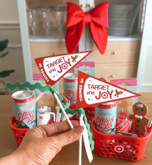 Tidings of Target and Joy | Crisp Collective X The Letter Vee Collab flags